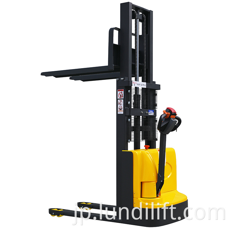 2000mm Walkie Powered Electric Stacker Pallet Stacker
